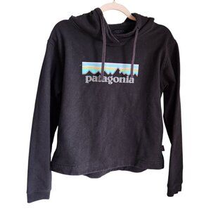 Patagonia Sweatshirt Women's Black Medium Uprisal Hoodie Regular Fit Pullover